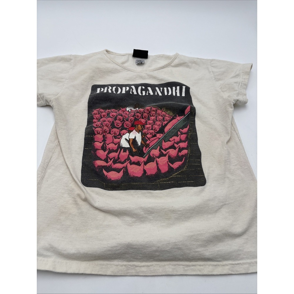 No Sweat Propaghandi T-shirt Women's‎ Size Medium Organic Cotton 100% Union Made